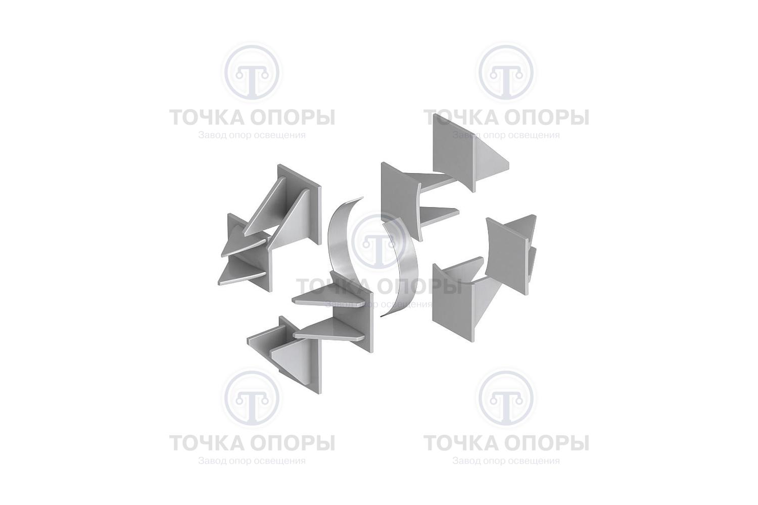 Опоры неподвижная боковые ТС-668.00.00 СБ