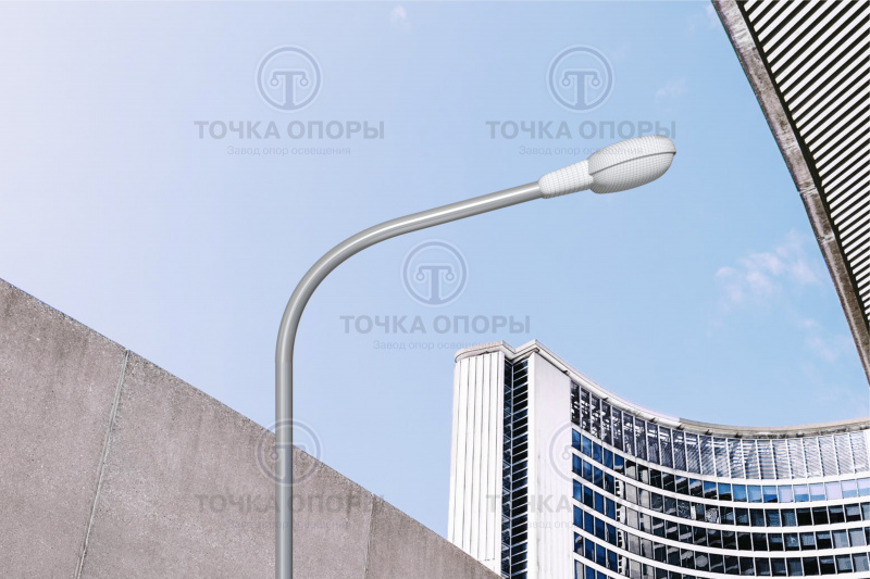 К1-1,0-1,5-Ф4 консольный однорожковый кронштейн