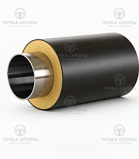 Труба стальная оцинкованная в ППУ-изоляции 219х6 мм ГОСТ 30732-2006