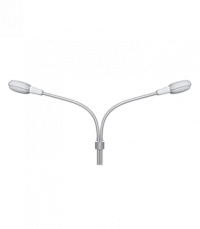 К2-1,0-1,0-180-Ф4 двухрожковый разнонаправленный под 180° консольный кронштейн