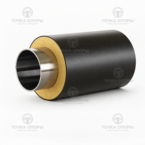 Труба стальная бесшовная в ППУ-изоляции 32х3 мм ГОСТ 30732-2006